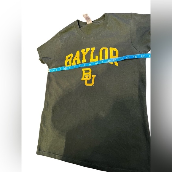 Gildan Baylor Bears University Green Crewneck Shirt Size Men Small - Picture 10 of 10